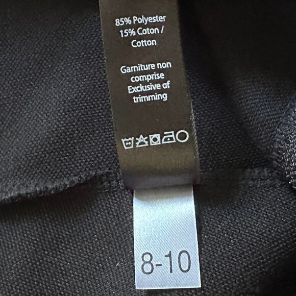 NWOT Mondor Boys Custom "Flame" Ice Skating Pants Black 8-10 - Picture 7 of 8